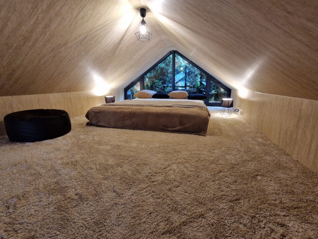 wnętrze modułu mieszkalnego, wnętrze kontenera mieszkalnego