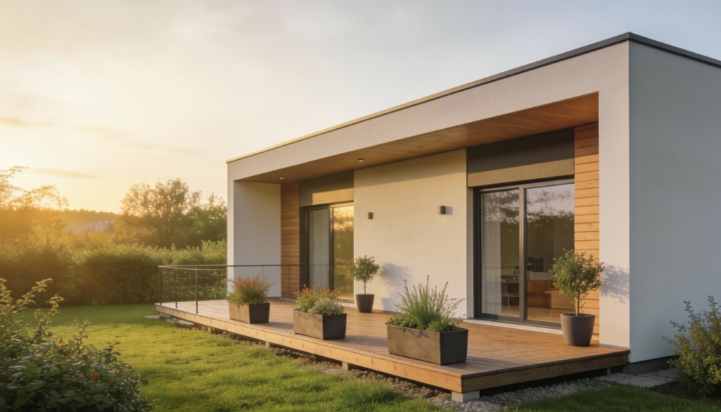 jakie rośliny do ogrodu w domu modułowym